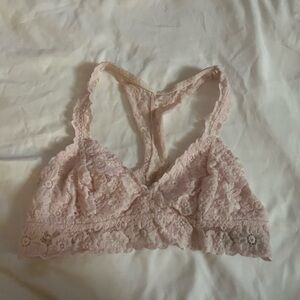 Aerie Lace Bralette in Soft Pink
